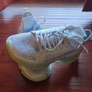 Juicy Couture Light Blue Textile Sneakers